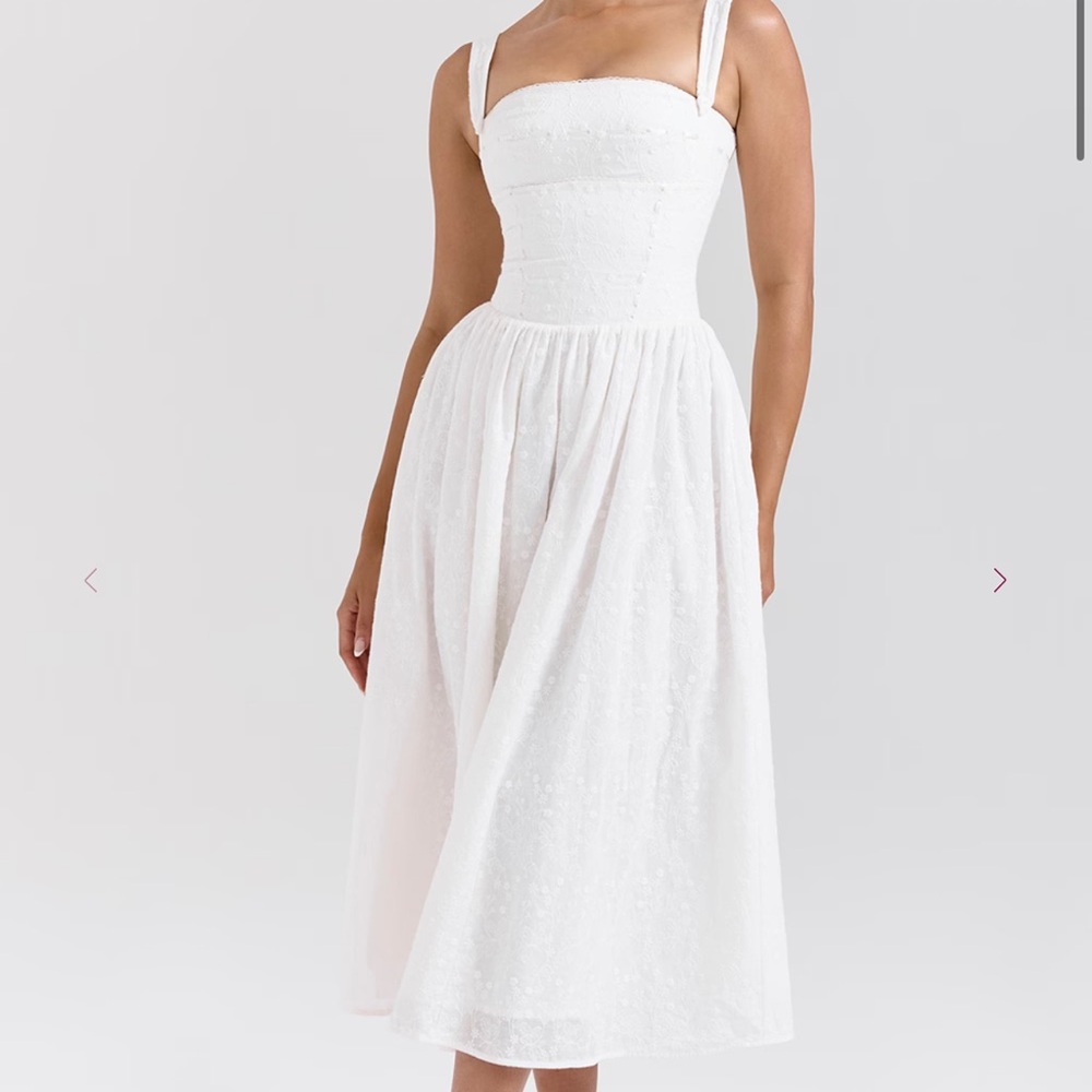 House of CB White Maxi Dress